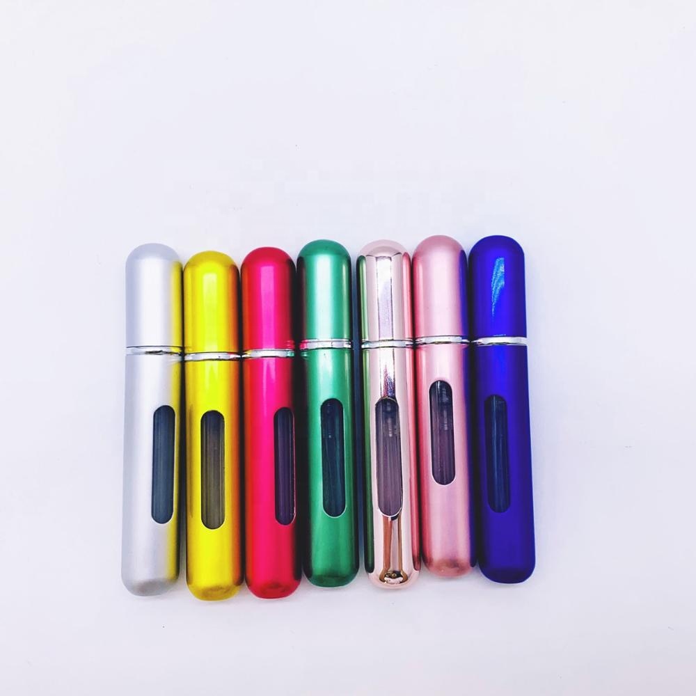 wholesale Free Sample Luxury 5ml 6ml 8ml refillable perfume spray bottle