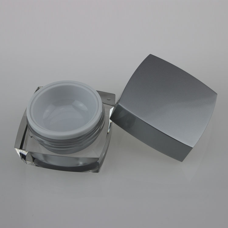 wholesale JA50-15g square custom product packaging, cosmetic plastic container empty,20g cosmetic plastic containers online