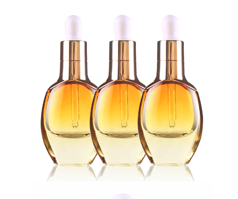 wholesale Newly designed pink 30ml glass dropper bottles