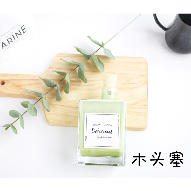 wholesale Small 280ml Clear Juice Jar Cold Brew Coffee Beverage Wine Drinking Milk Flat Water Glass Bottle