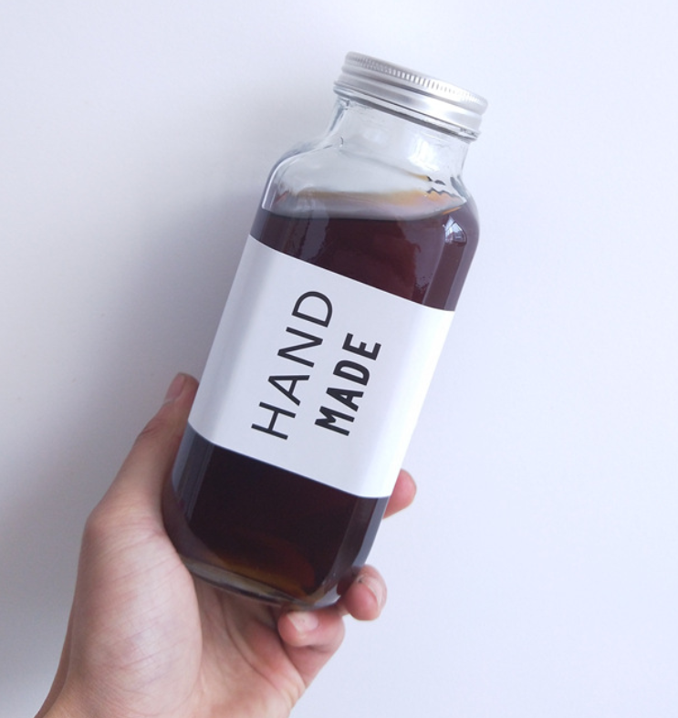 wholesale Square 250ml 350ml 500ML Milk Juice Tea coffee Drinking Glass Bottle With Lid