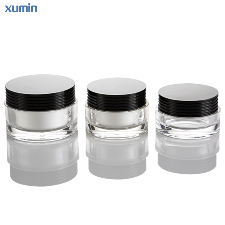 wholesale acrylic cosmetic jar 15g 20g 30g 50g 75g skin care face cream for cosmetic jar