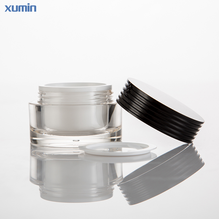 wholesale acrylic cosmetic jar 15g 20g 30g 50g 75g skin care face cream for cosmetic jar