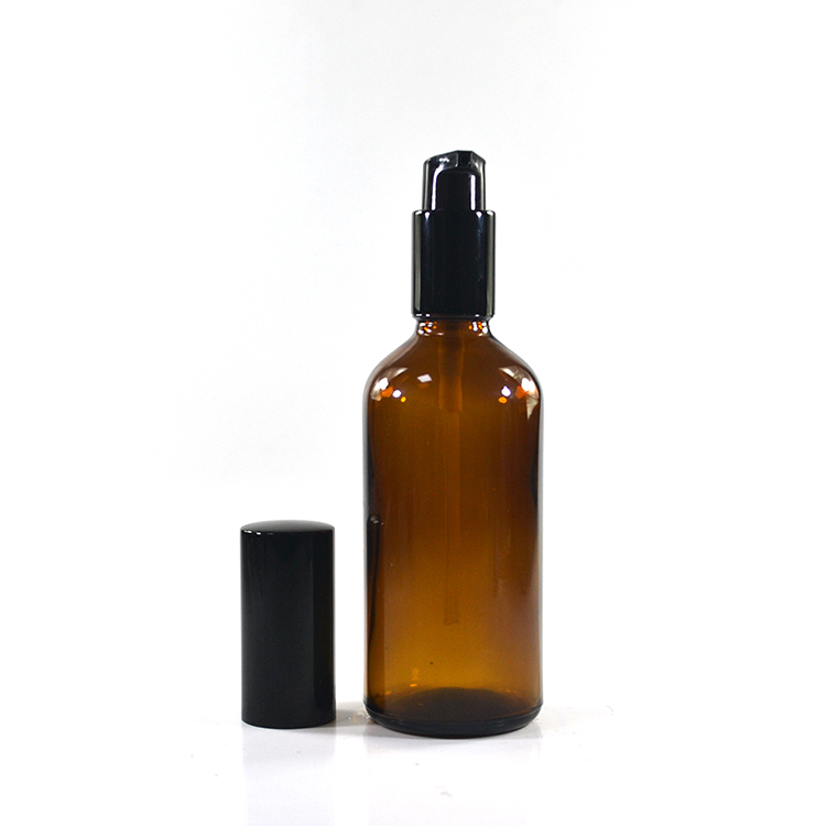wholesale amber attar 100ml 3oz spray glass bottles with cardboard tube packaging