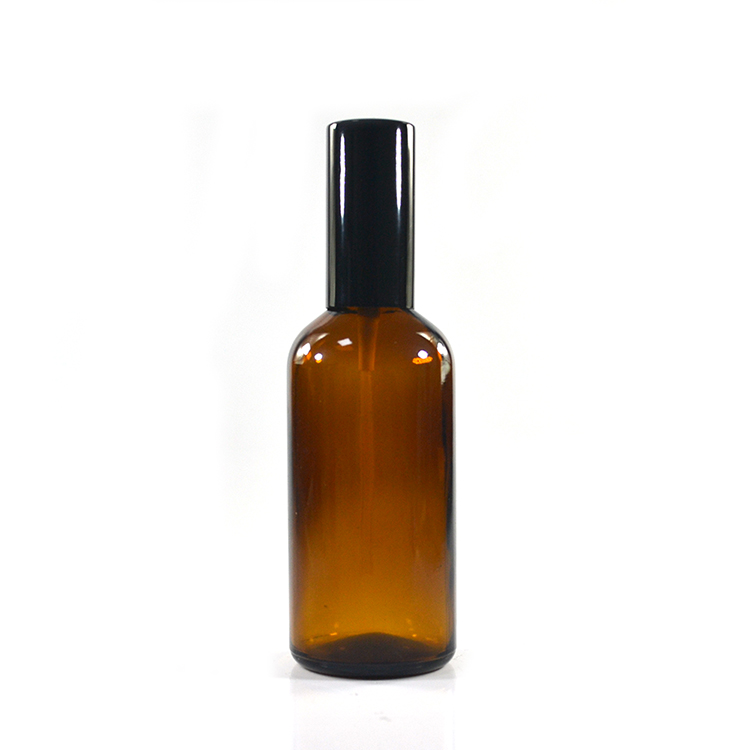 wholesale amber attar 100ml 3oz spray glass bottles with cardboard tube packaging