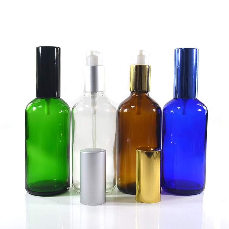 wholesale amber attar 100ml 3oz spray glass bottles with cardboard tube packaging