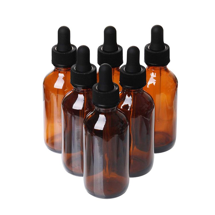 wholesale amber color essential oil 100 ml glass bottles with dropper