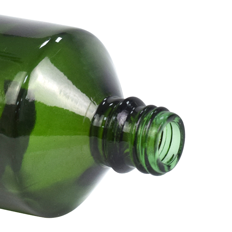 wholesale amber green 20ml 100ml 3oz glass packaging dropper bottle essential oil oblique shoulder bottle