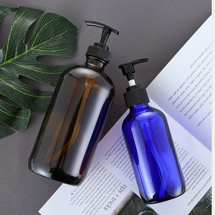 wholesale amber spray perfume glass bottle with 100ml 250ml 750ml