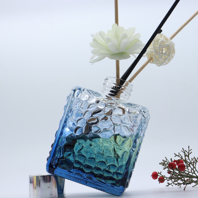 wholesale beautiful aroma empty glass 200ml 100ml reed diffuser bottle
