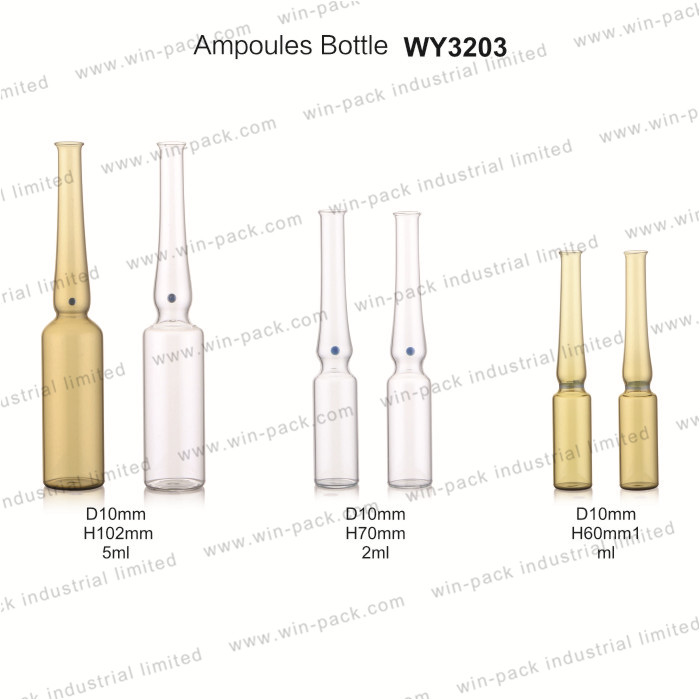 wholesale best price 1ml 2ml 5ml amber gold clear medical Injection glass pharmaceutical ampoule bottle