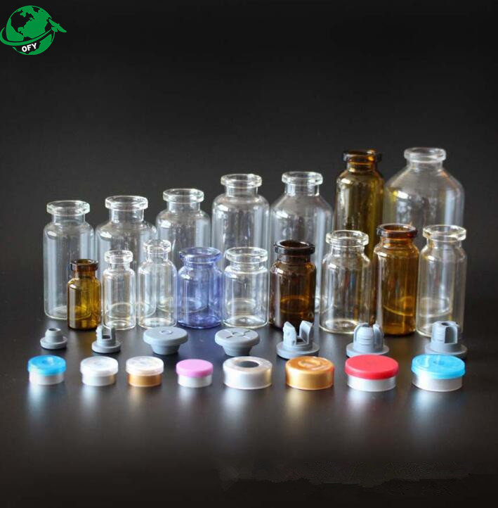 wholesale clear 30ml glass vials with cap for packaging