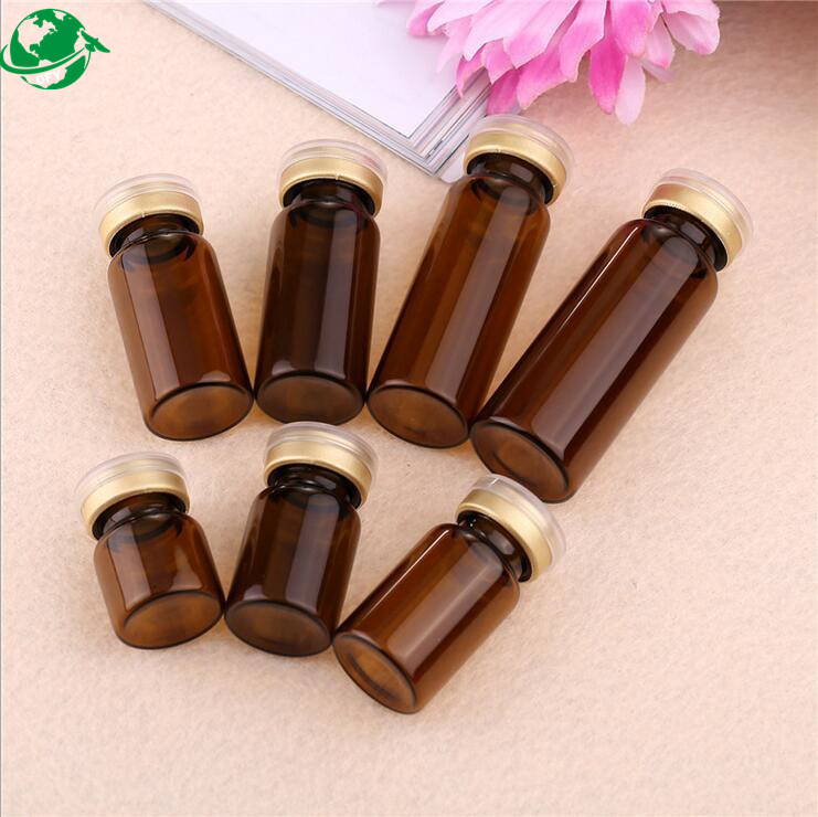 wholesale clear 30ml glass vials with cap for packaging