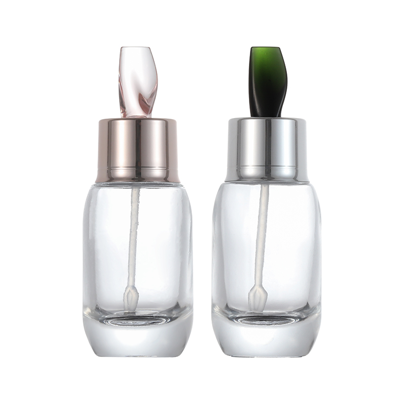 wholesale cosmetic clear glass dropper bottle 50ml oil bottle
