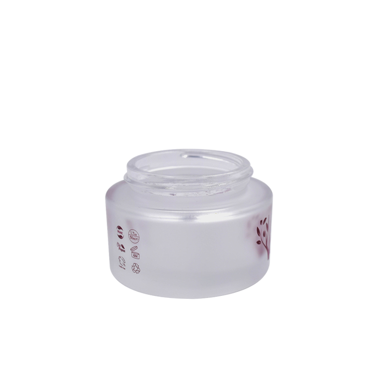 wholesale cosmetic cream glass cream jar 15g 30g 50g rose gold lid