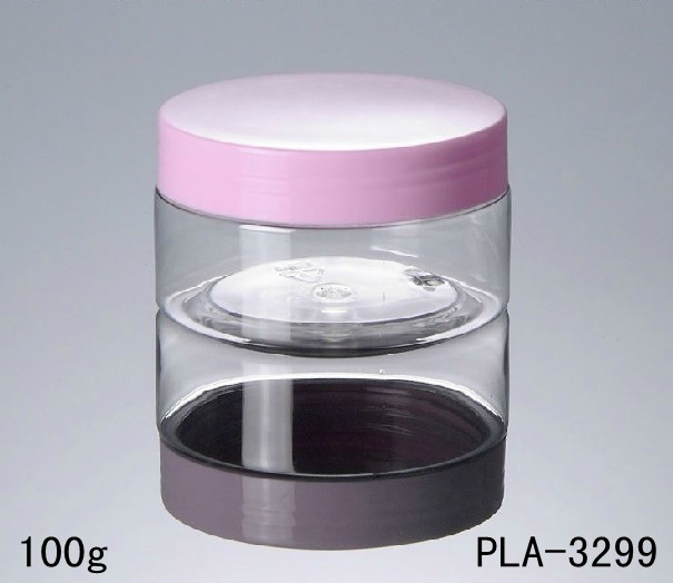 wholesale cosmetic cream powder jar 50g 100g 200g different size wide mouth clear jar with pink lids for powder cosmetic cream