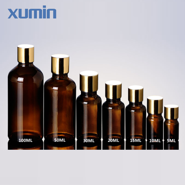 wholesale cosmetic essential oil bottles 5ml 10ml 15ml 20ml  30ml 50ml 100ml for amber glass dropper bottle