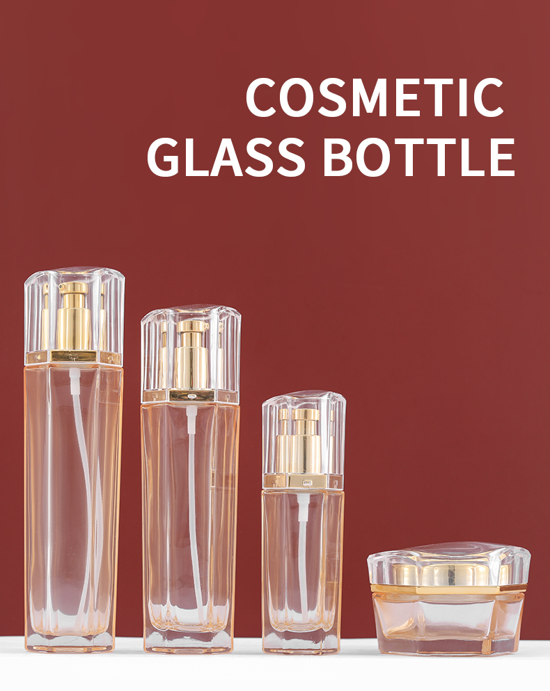 wholesale cosmetic glass face cream jars 50g cosmetic glass jar with lids
