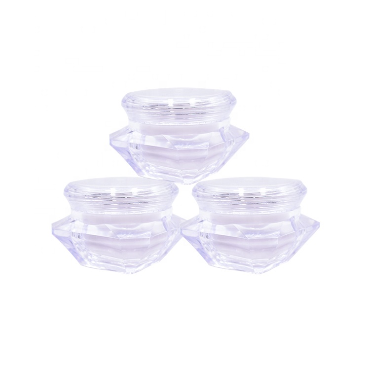 wholesale cosmetic jar empty beauty  cream jar 20g clear luxury plastic jar for capsule