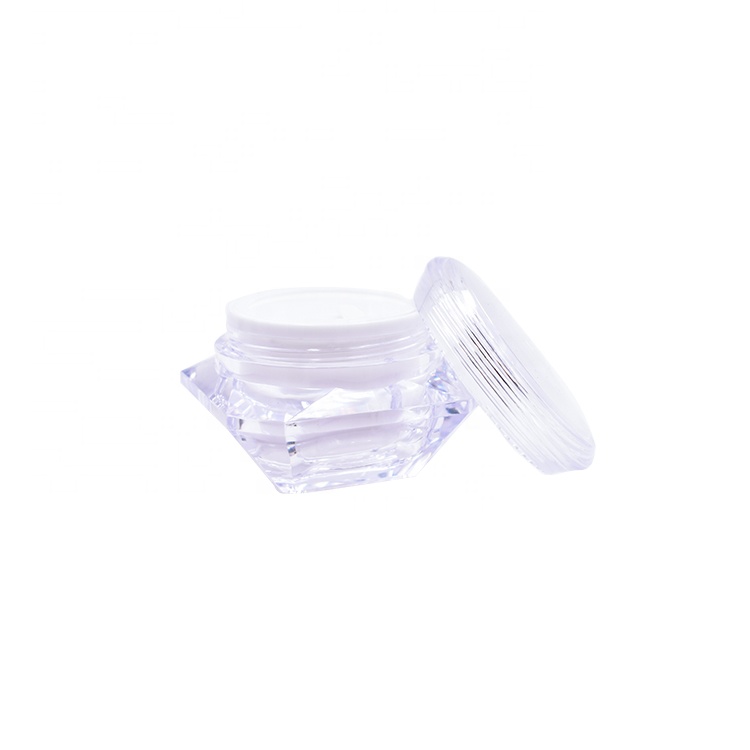 wholesale cosmetic jar empty beauty cream jar 20g clear luxury plastic jar for capsule