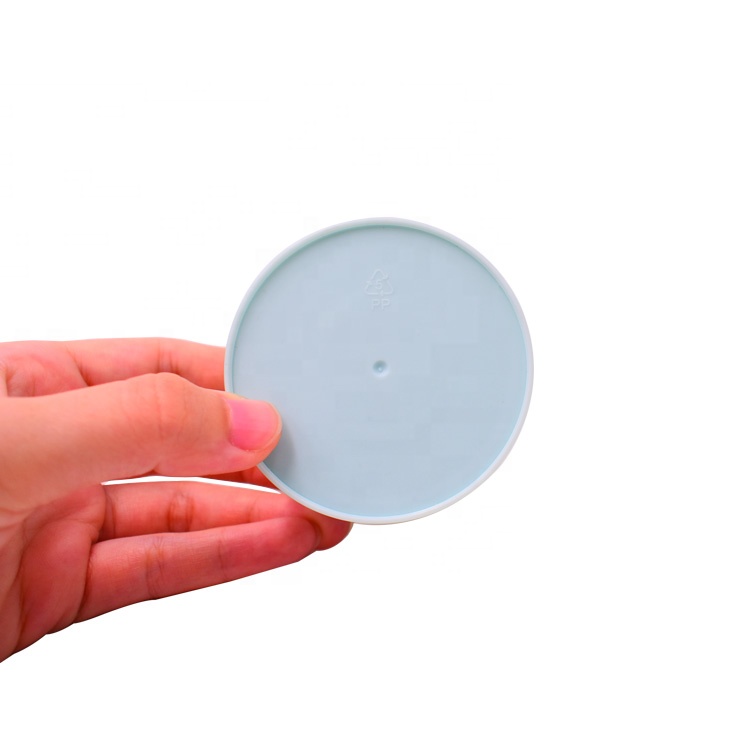 wholesale cosmetic package customized double wall 50g green pp face cream jar packaging