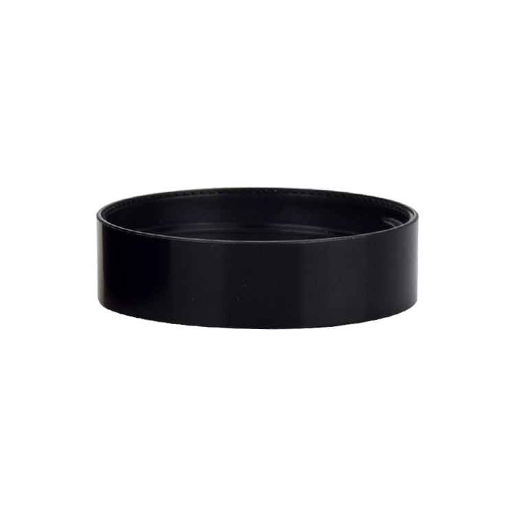 wholesale cosmetic packaging 15g 30g 50g 100g matte black inclined shoulder glass cream jar with plastic cap