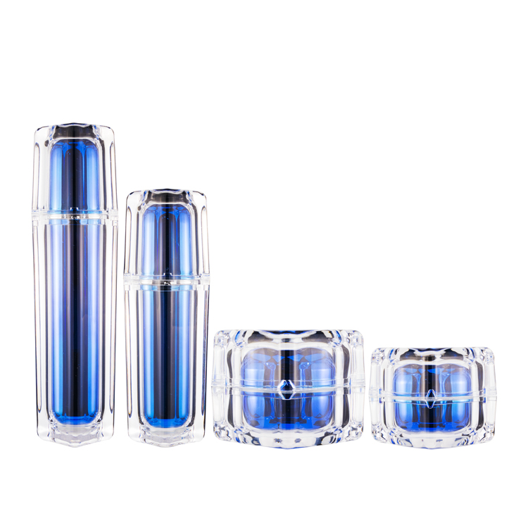 wholesale cosmetic packaging hot sale plastic cream jar customized color round acrylic jar 30 g 50 g