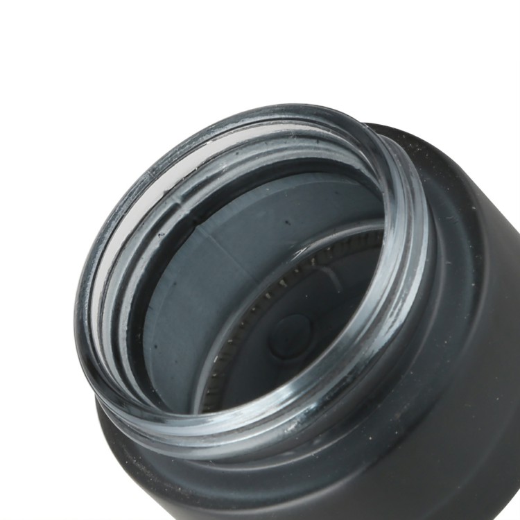 wholesale cosmetic packaging luxury 50g empty black glass cosmetic jar