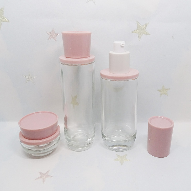 wholesale cosmetic skin care serum Oval bottom 40ml 100ml 120ml luxury lotion pump bottle