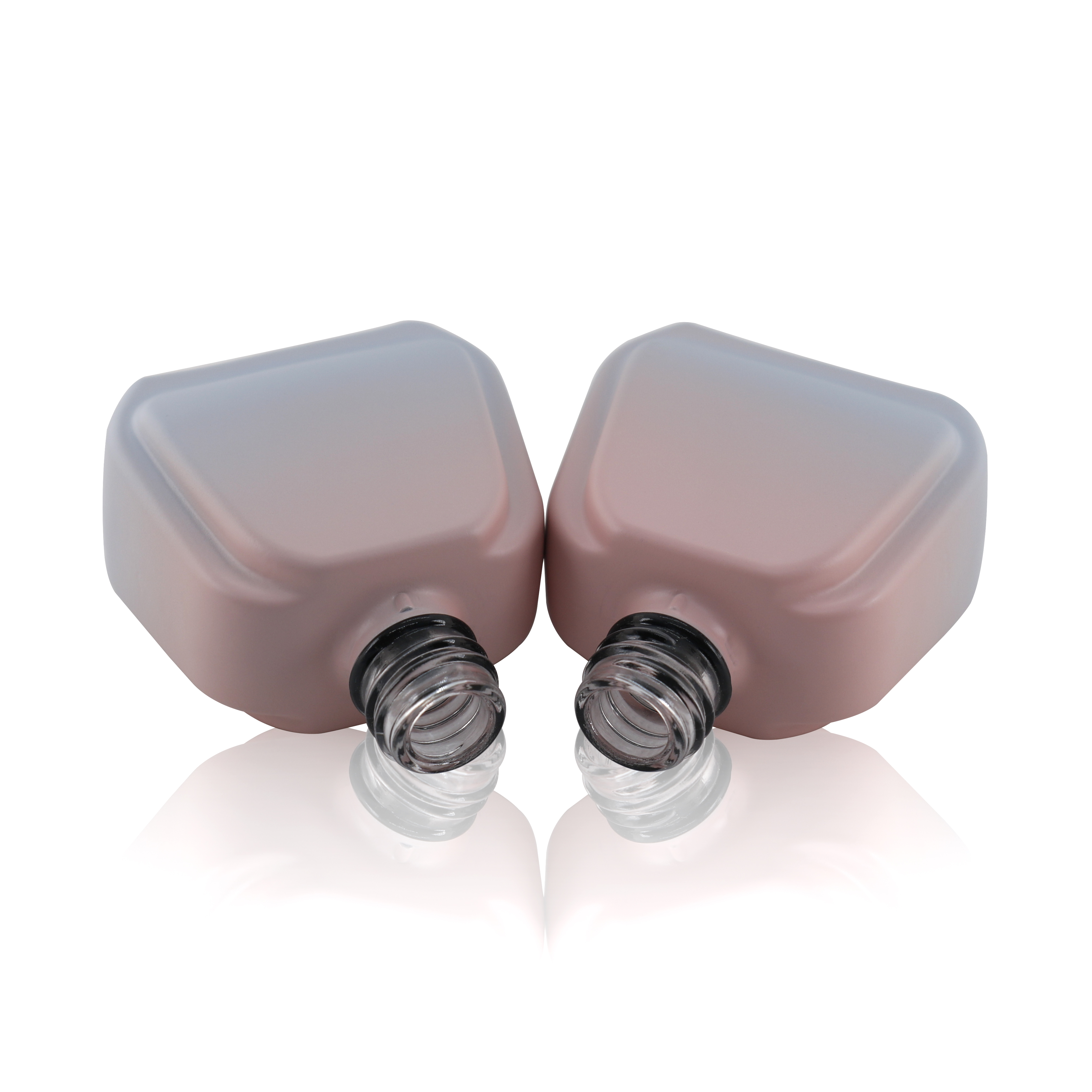 wholesale custom 10ml 12ml pink empty nail polish glass bottle for uv gel polish container