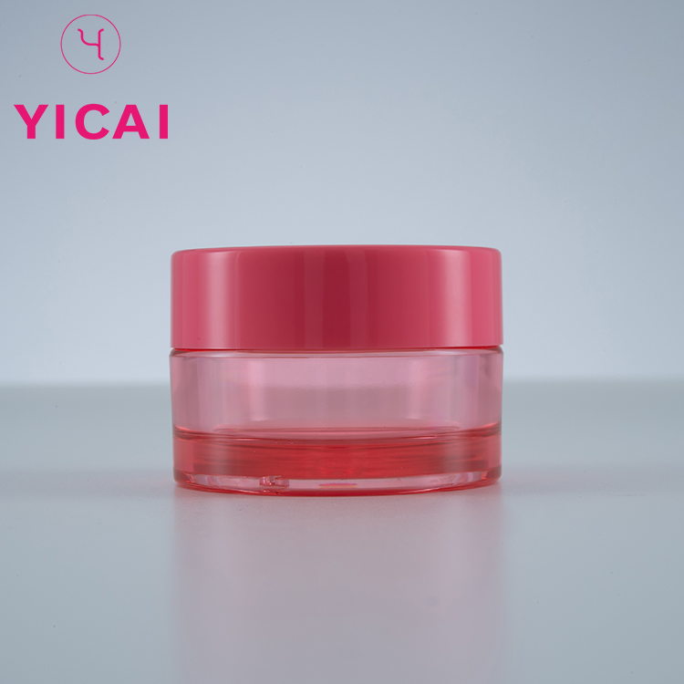 wholesale custom 15ml 30ml 50ml acrylic bamboo empty loose powder jar with sifter for sale