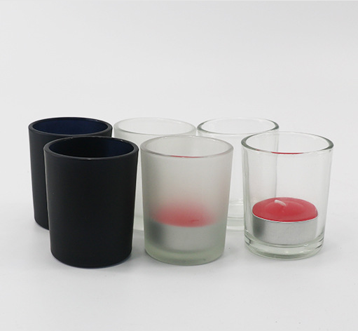 wholesale custom clear 50ml 100ml 200m glass Candle Jar