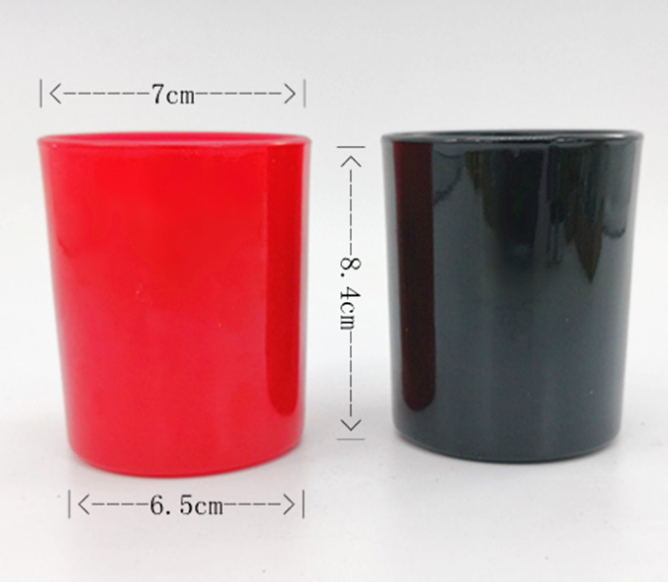 wholesale custom clear 50ml 100ml 200m glass Candle Jar