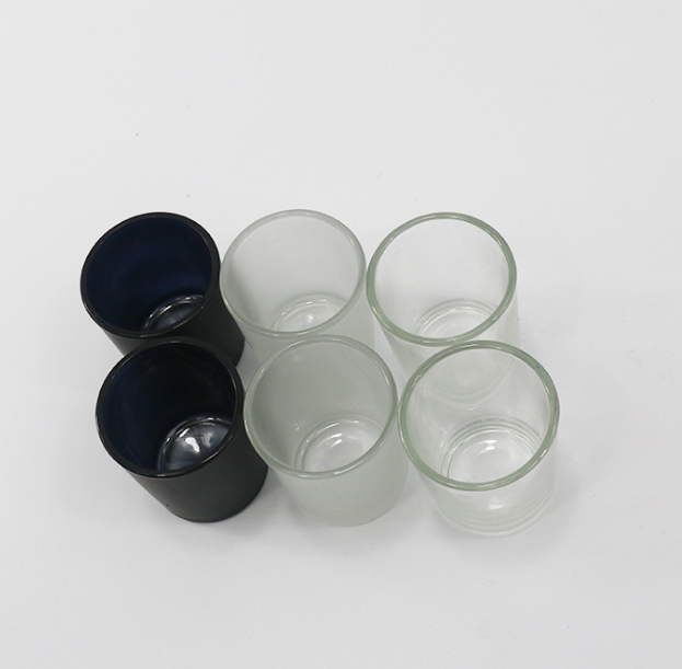 wholesale custom clear 50ml 100ml 200m glass Candle Jar