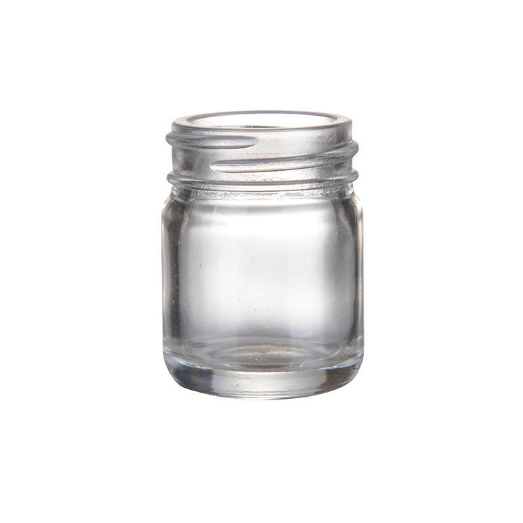 wholesale custom clear 50ml 100ml 200m glass Candle Jar