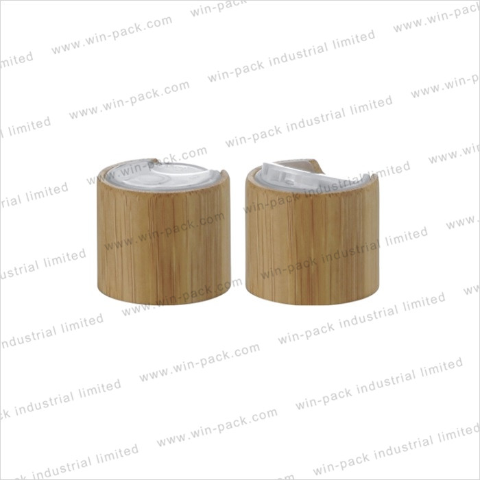 wholesale custom cosmetic packaging bamboo lid for lotion bottle