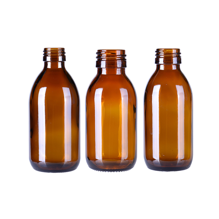 wholesale custom customzied made white clear amber medicine chemicals bottle pharmaceutical glass bottles