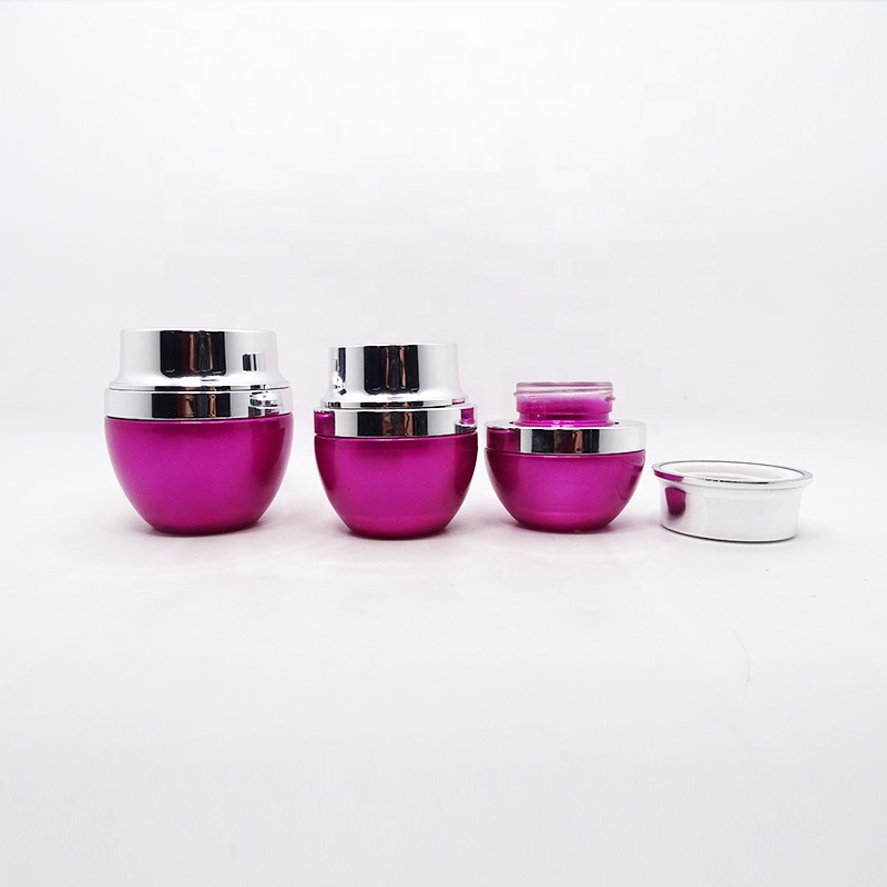 wholesale custom empty 30ml 50ml facial cream serum glass jars cosmetic packaging containers