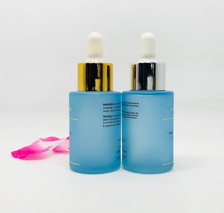 wholesale custom logo pastel color pink blue purple skin care serum bottle with dropper