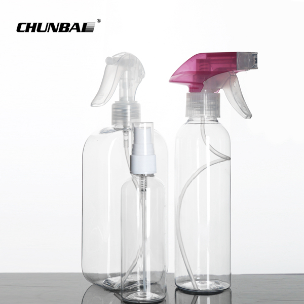 wholesale customized 500ml plastic spray bottle Cosmetic bottle