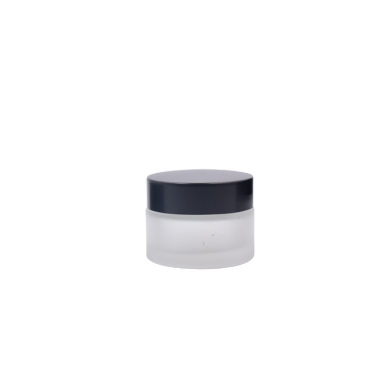 wholesale customized frosted glass container skincare eye cream lotion glass jar