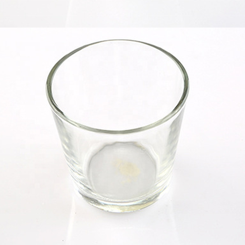 wholesale customized glass candle jar clear candle jar glass clear candle glass jar