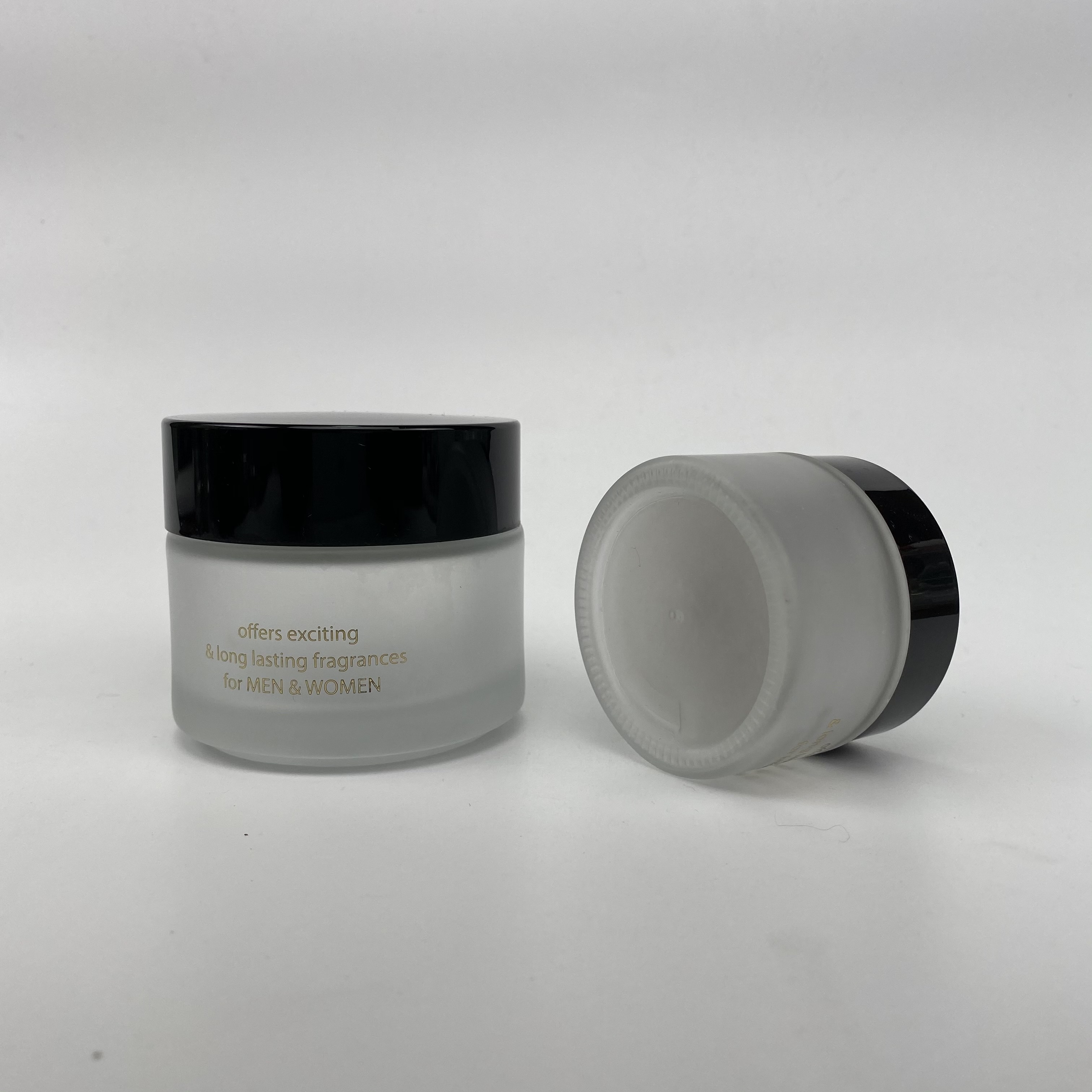 wholesale cute small mini 50g 67g glass cosmetic cream jar in bulk