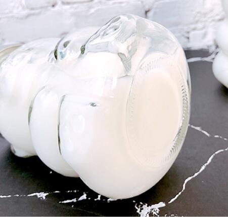 wholesale decorative teddy bear shaped clear glass jar and container supplier with lids