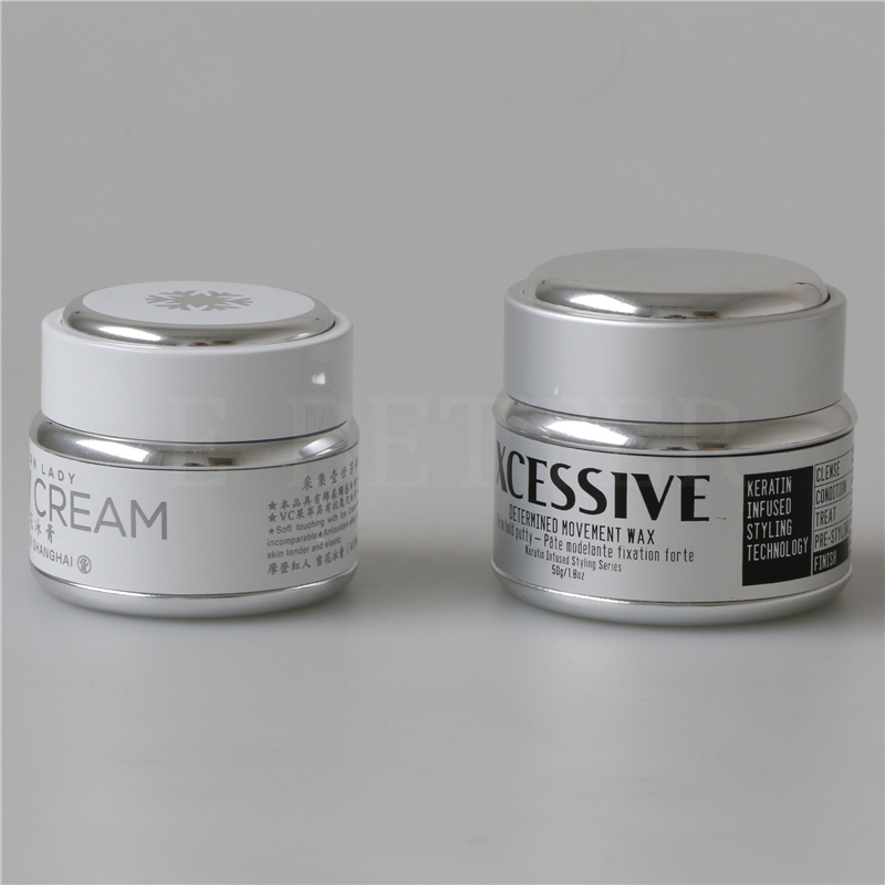 wholesale delicate metal aluminum glass cream jar 20g