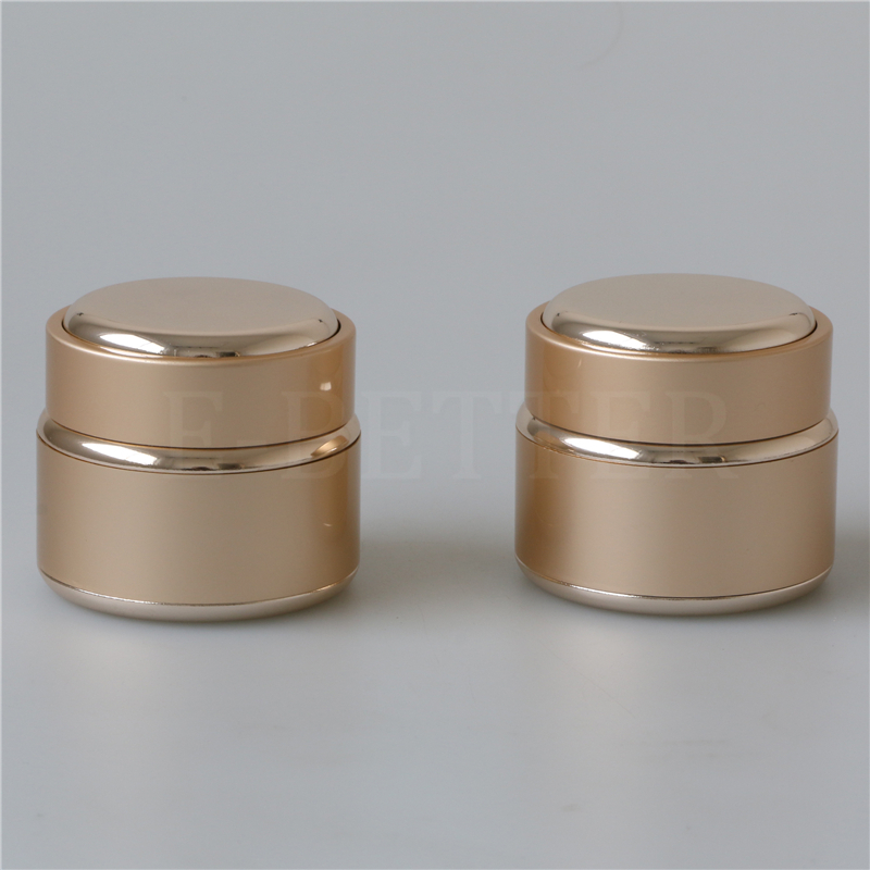 wholesale delicate metal aluminum glass cream jar 20g