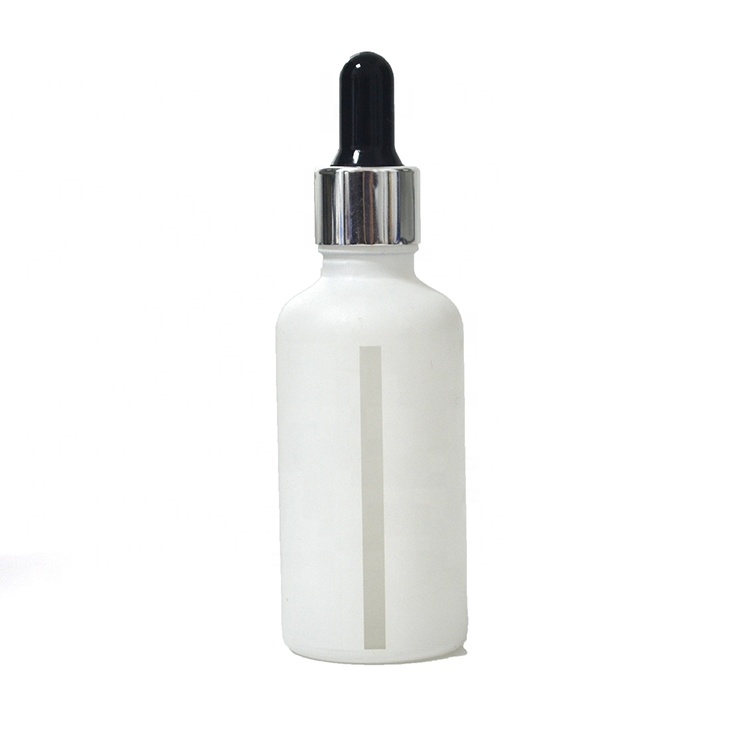 wholesale e liquid 10ml 15ml 30ml 50ml 100ml matte white black glass dropper Essential oil bottle with window