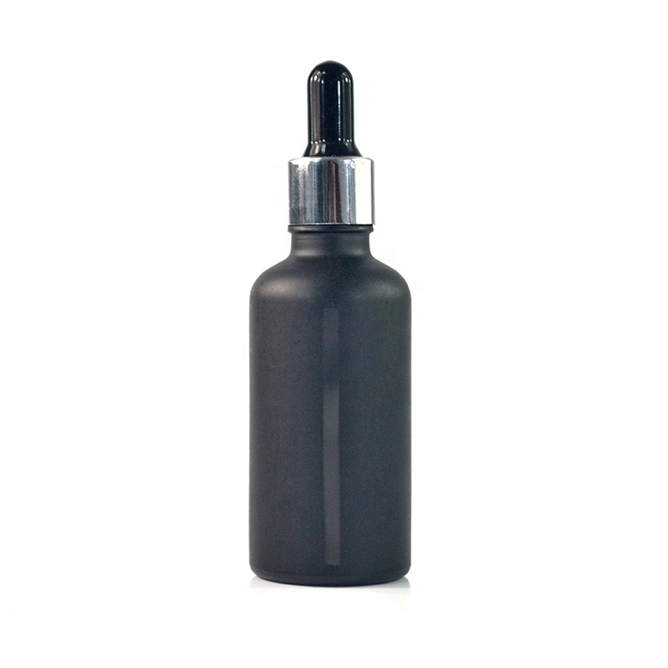 wholesale e liquid 10ml 15ml 30ml 50ml 100ml matte white black glass dropper Essential oil bottle with window