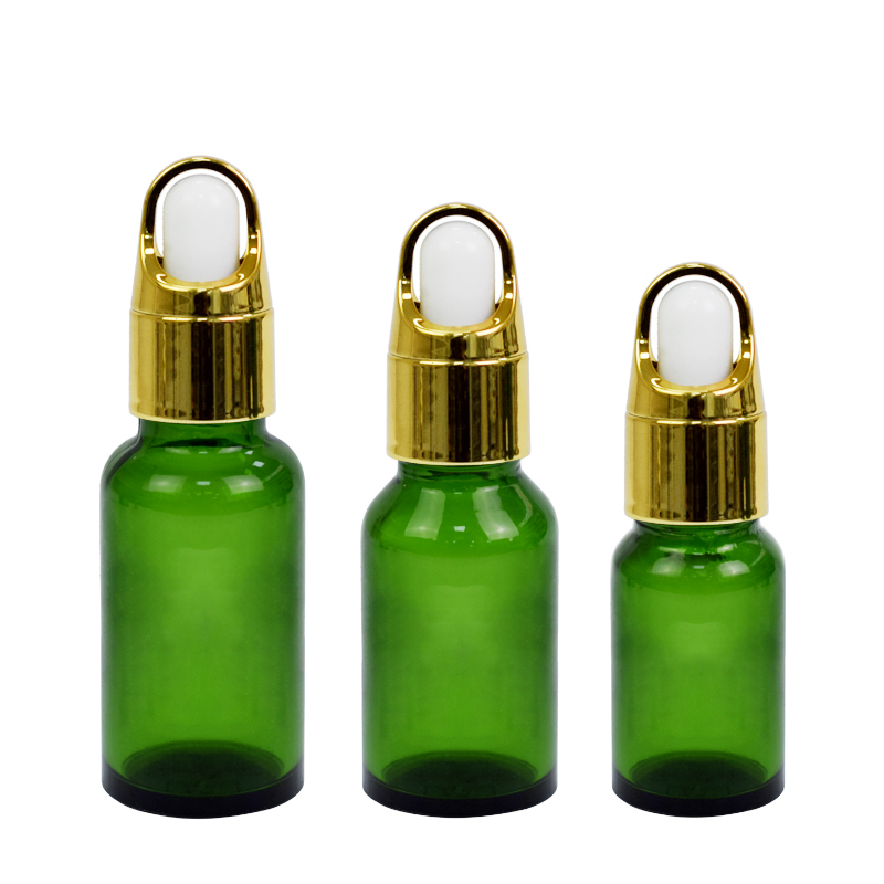 wholesale empty 10ml 15ml 20ml personal care glass packaging skincare serum glass essential oil dropper bottle