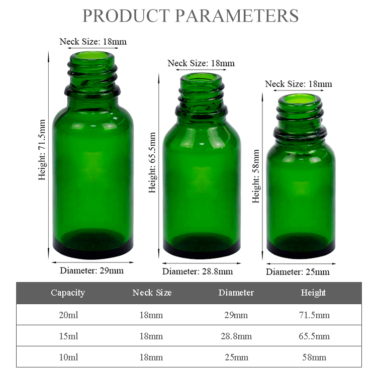 wholesale empty 10ml 15ml 20ml personal care glass packaging skincare serum glass essential oil dropper bottle